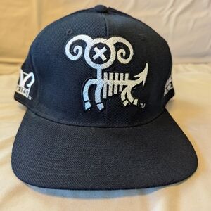 Aries Black Snap Back Hat